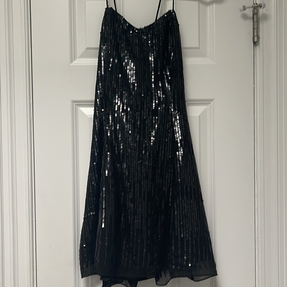 Black Glitter dress with tags